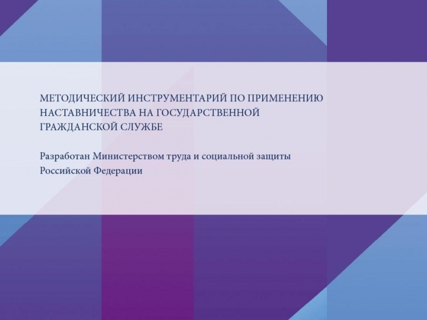 О проекте Методического инструментария по осуществлению наставничества на государственной гражданской службе (версия 2.0)